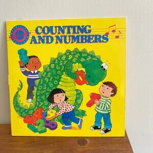 Vintage 1988 Counting And Numbers Sing & Learn Vinyl Record